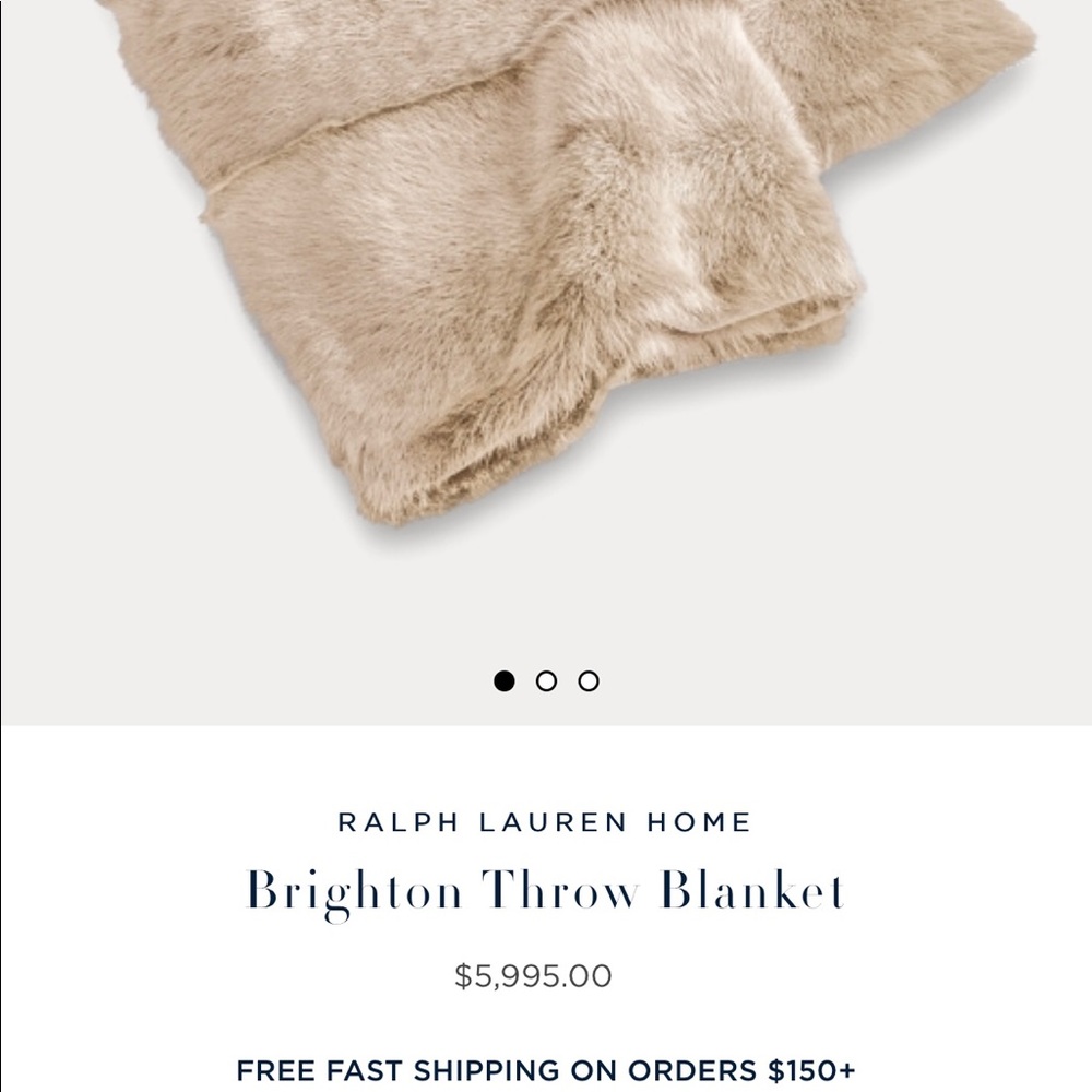 Ralph Lauren Brighton Throw Blanket